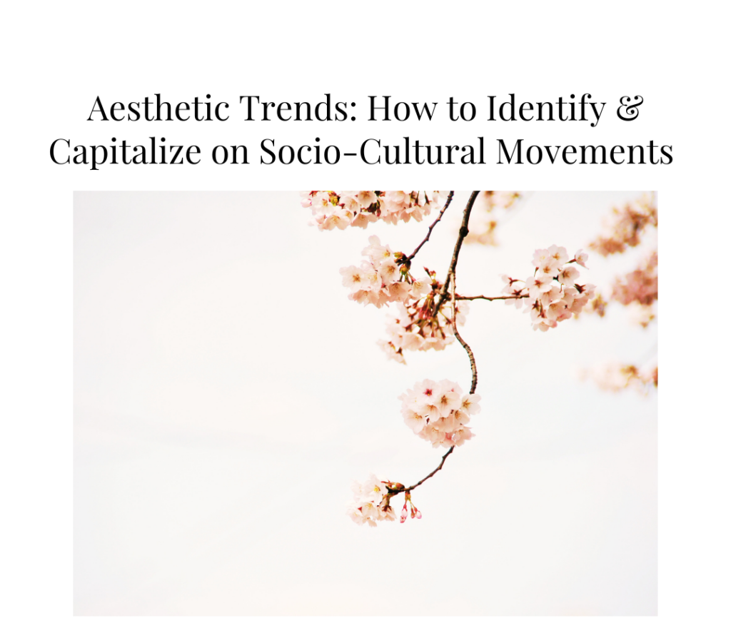Aesthetic Trends: How to Identify & Capitalize on Socio-Cultural Movements